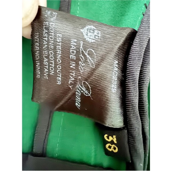 SOLD ❌LORO piana gorgeous poplin stretch green blazer jacket xs - Picture 7 of 10